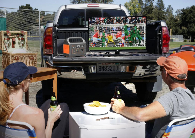 watching sports outside