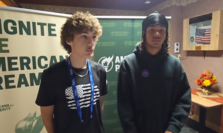 Javion Kastner (at right) and Seth Fewer