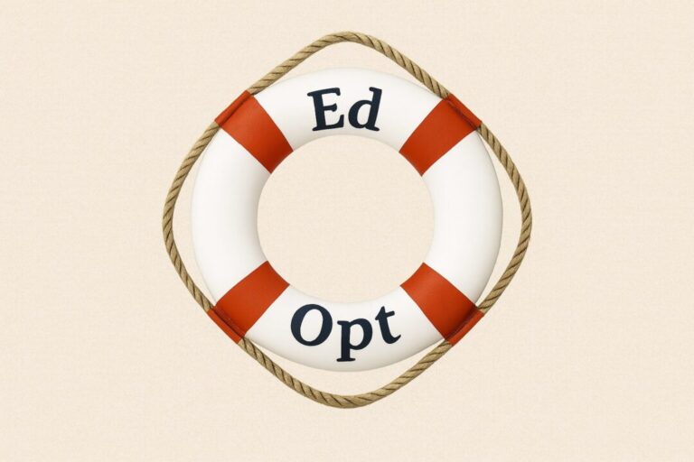 EdOpt life preserver logo
