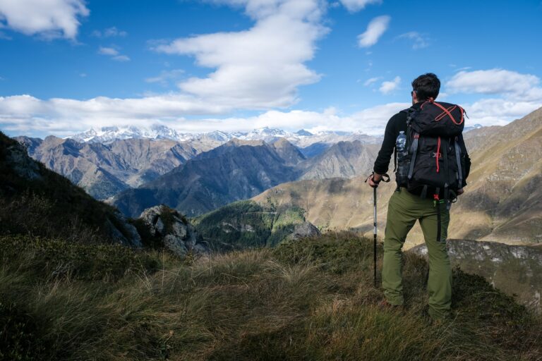Hiking in the alps