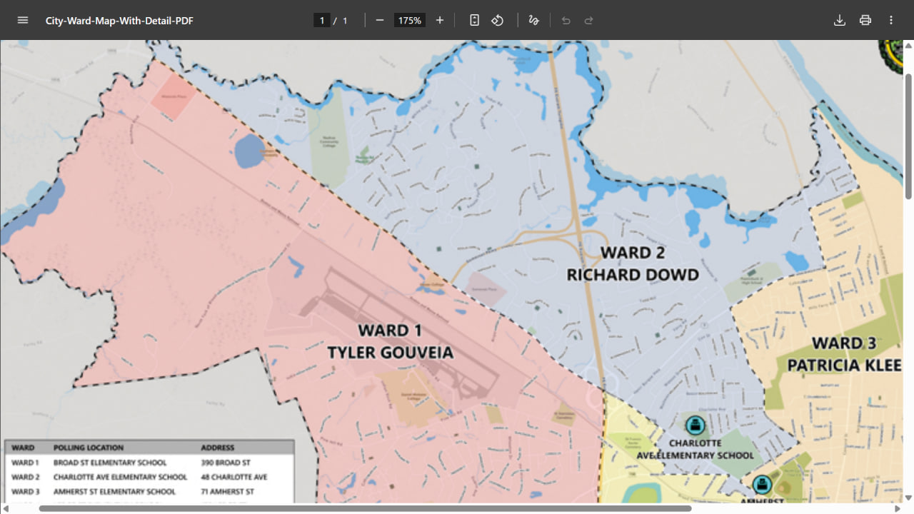 Nashua Map Ward 2