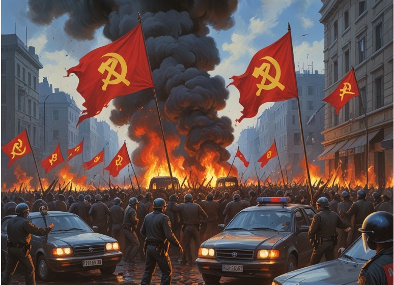 protests arson police