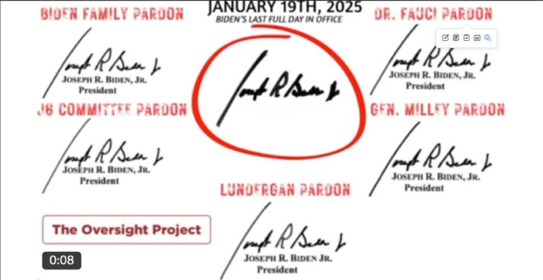 biden autopen pardons