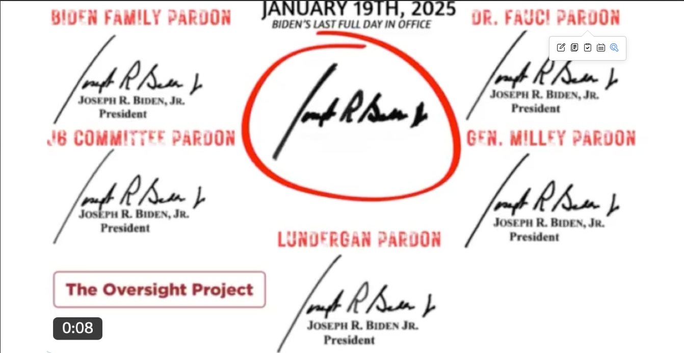 biden autopen pardons