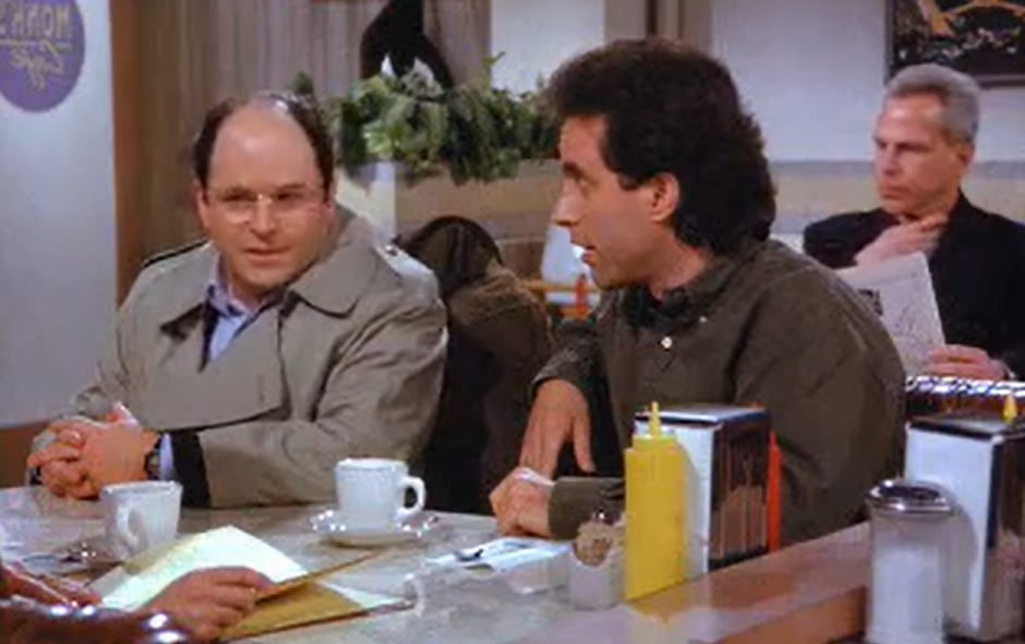 George Costanza and jerry seinfeld - video screen grab