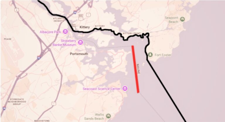 maine nh historic borders