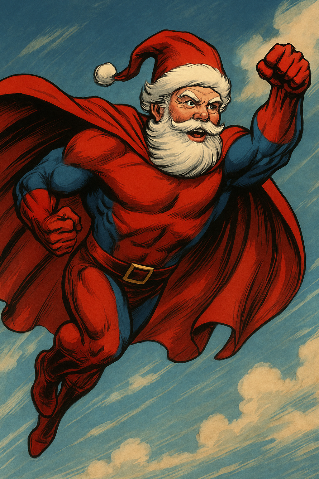 Super Santa animated image