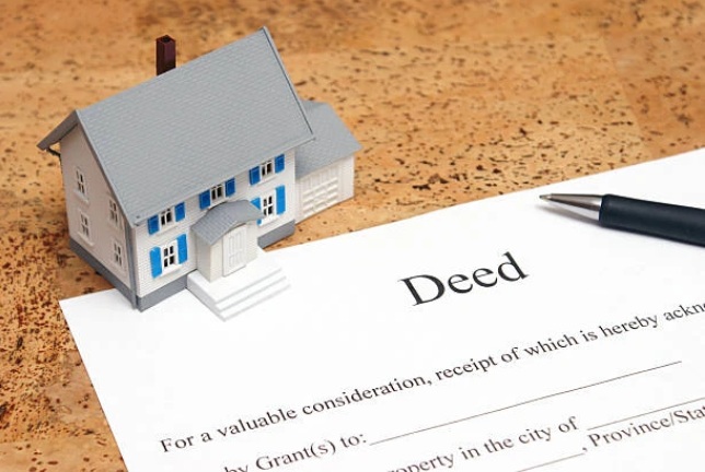 Deed home property mortgage