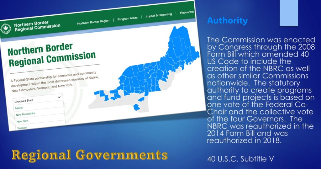 Regional commissions