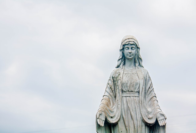 A statue of the Virgin Mary - Catholic, catholicism