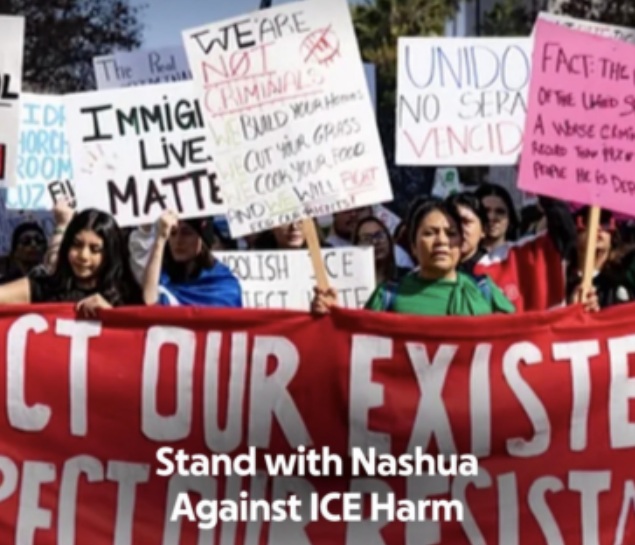 nashua school walkout ICE