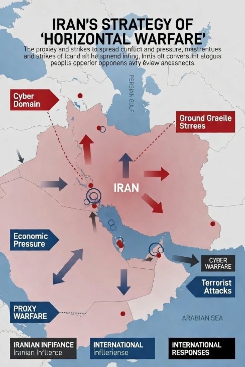 iran horizontal warfare