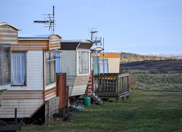 mobile home trailer park