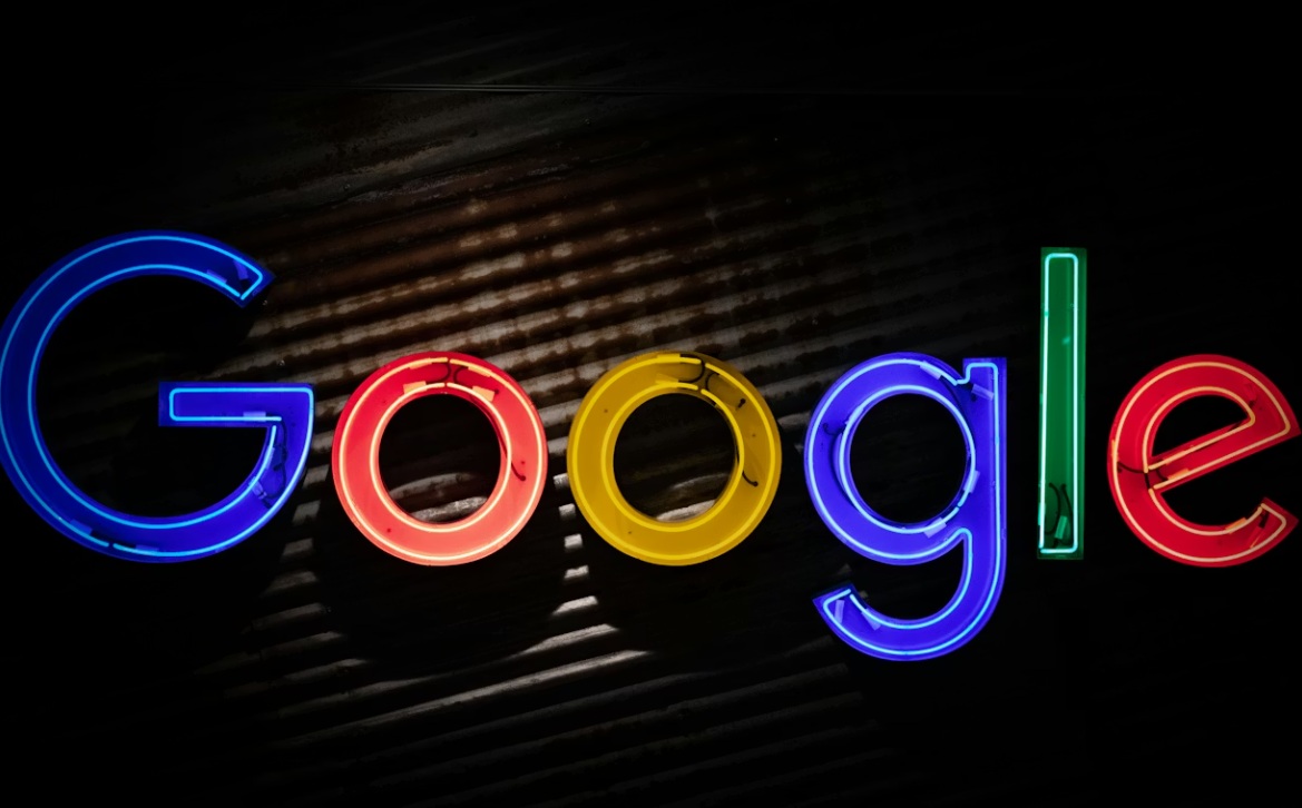Google neon sign