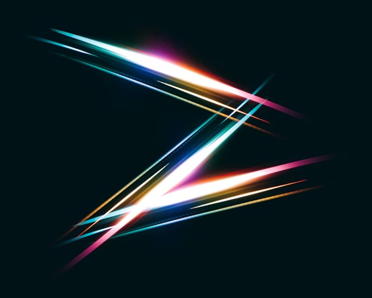 Letter Z styleized neon