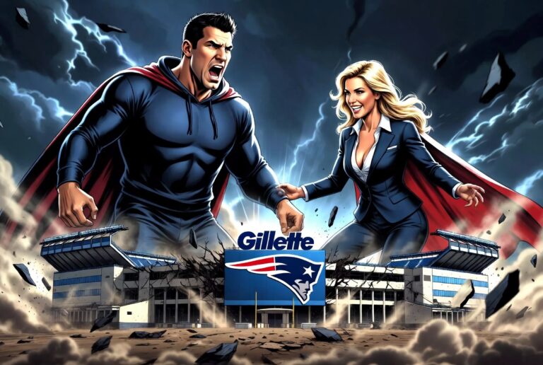 Super hero man and woman AI Image