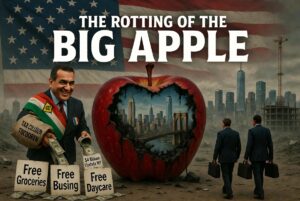 The rotting of the big apple - AI Image