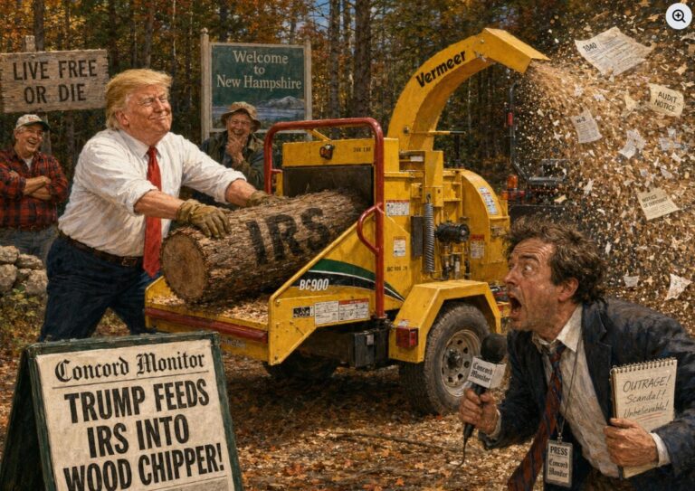 trump woodchipper