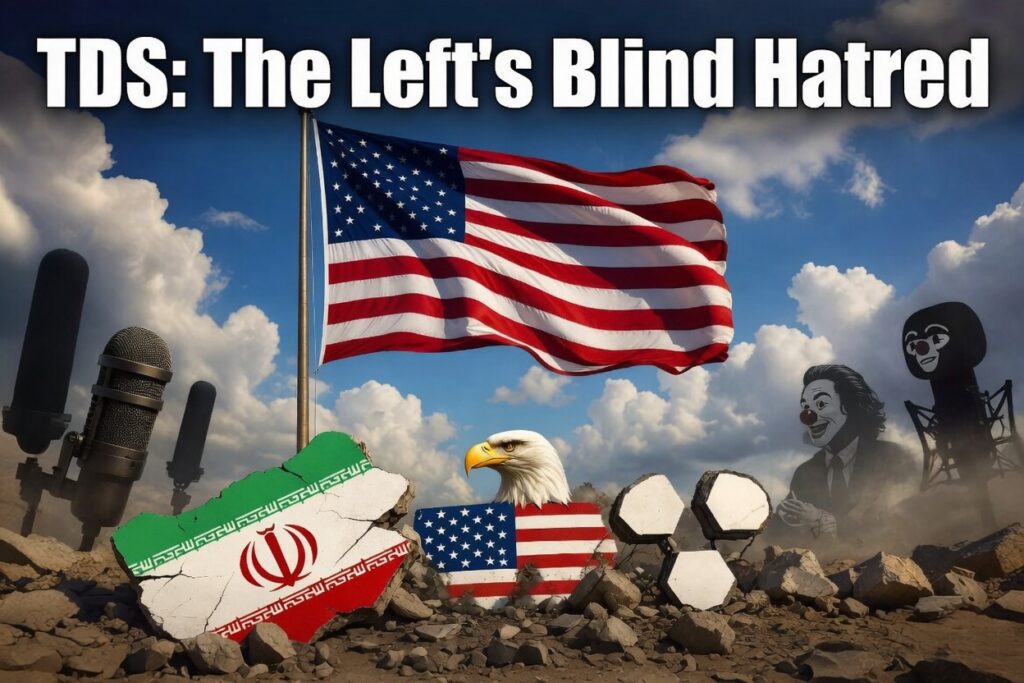 TDS The lefts blind hatres - AI Imag