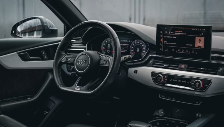 Audi interior dashboard