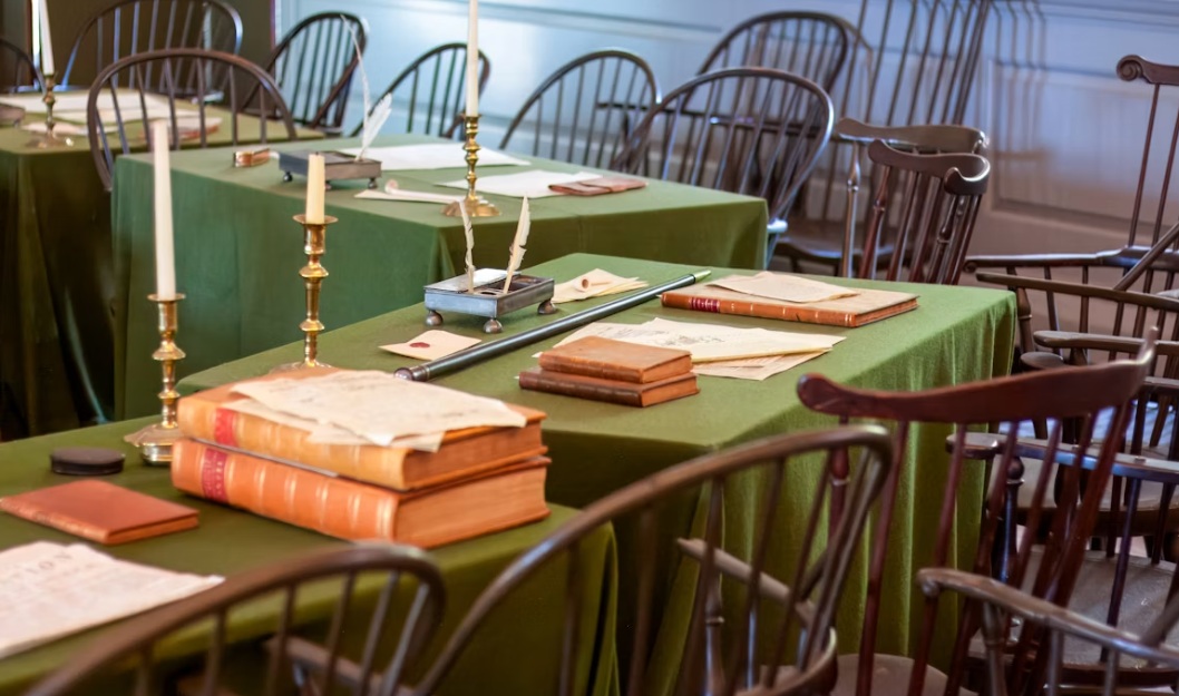 inside independence hall