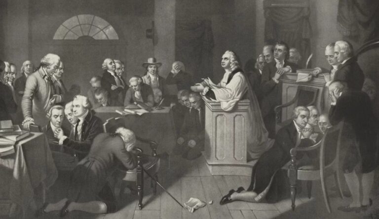 opening prayer at the first continental congress