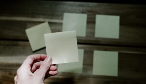 blank posty-it notes - placeholders