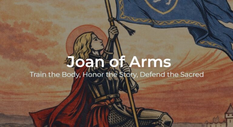 Joan of arms website hero image
