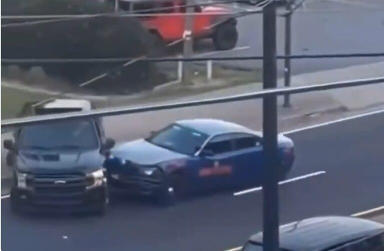 Pit maneuver X video screen grab Georgia state police