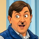 Troy jackson with hitler mustahce added