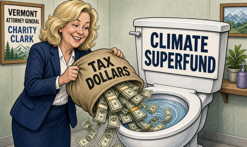 Charity Clark Vt climate superfund toilet